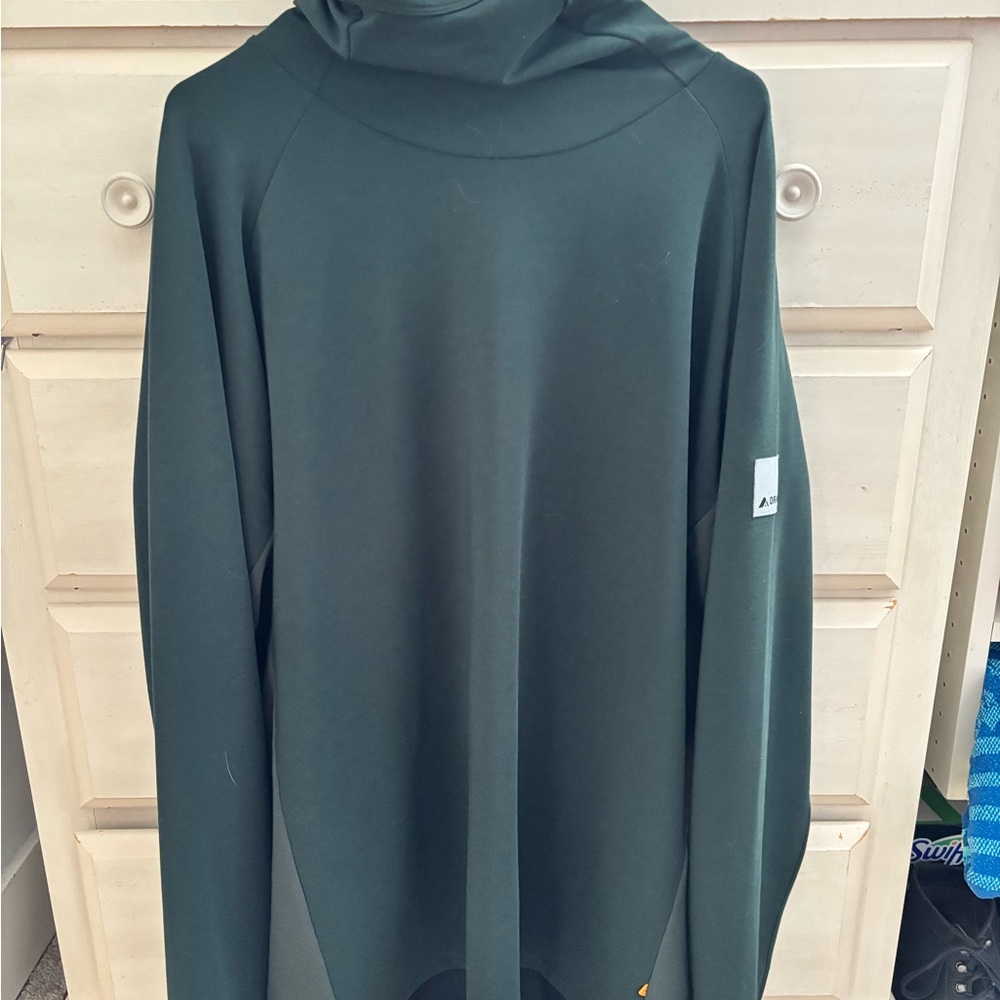 Orage Green Jacket with Logo Patch